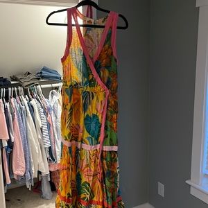 Farm rio printed dress, worn once